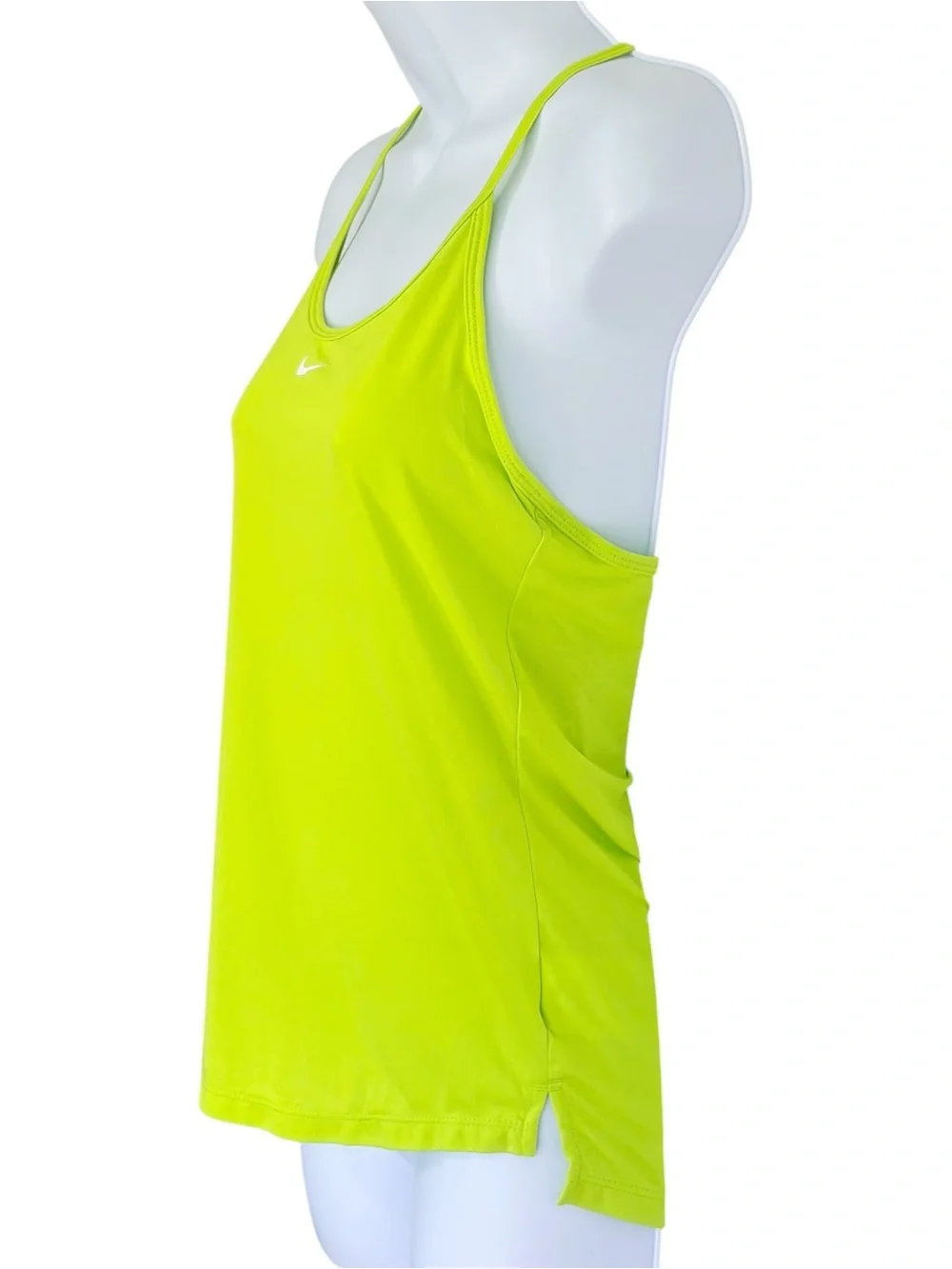 NWT NIKE Dri-Fit Neon Racerback Athletic Tank Top Relaxed Fit Women’s XS